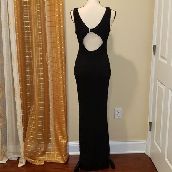 This Dress is Gorgeous! Black stretch Lace - Picture 8 of 8